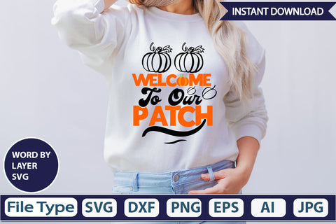Welcome To Our Patch SVG Cut File SVG DesignPlante 503 