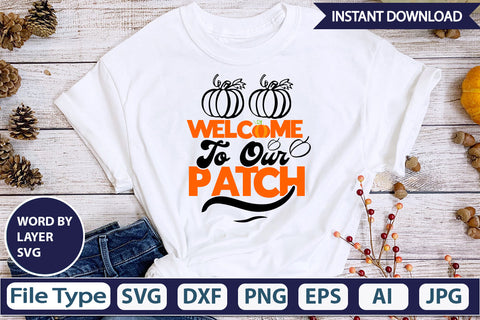 Welcome To Our Patch SVG Cut File SVG DesignPlante 503 