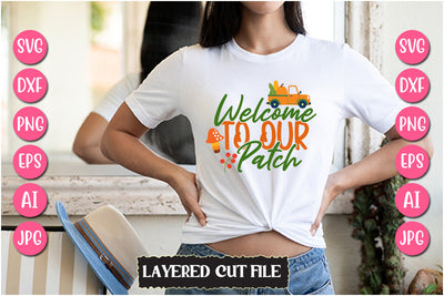 Welcome To Our Patch SVG Cut File SVG Newmockups 