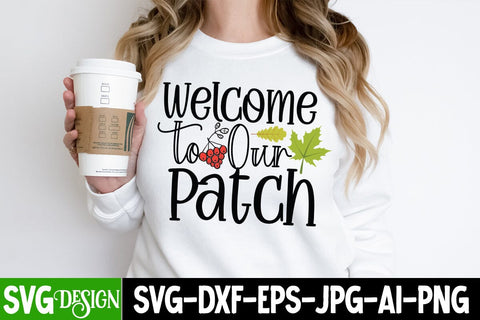 Welcome to Our Patch SVG Cut File, Welcome to Our Patch Sublimation Design SVG BlackCatsMedia 