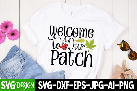 Welcome to Our Patch SVG Cut File, Welcome to Our Patch Sublimation Design SVG BlackCatsMedia 