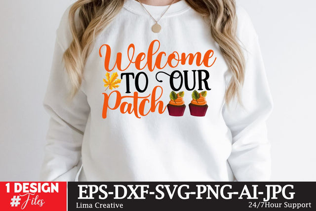 Welcome To Our Patch SVG Cute File , autumn quotes,Autumn SVG Design, Autumn Retro T-shirt Design,Autumn Illustration ,Autumn SVG Qoutes,Autumn Sublimation PNG SVG Insomnia Std 
