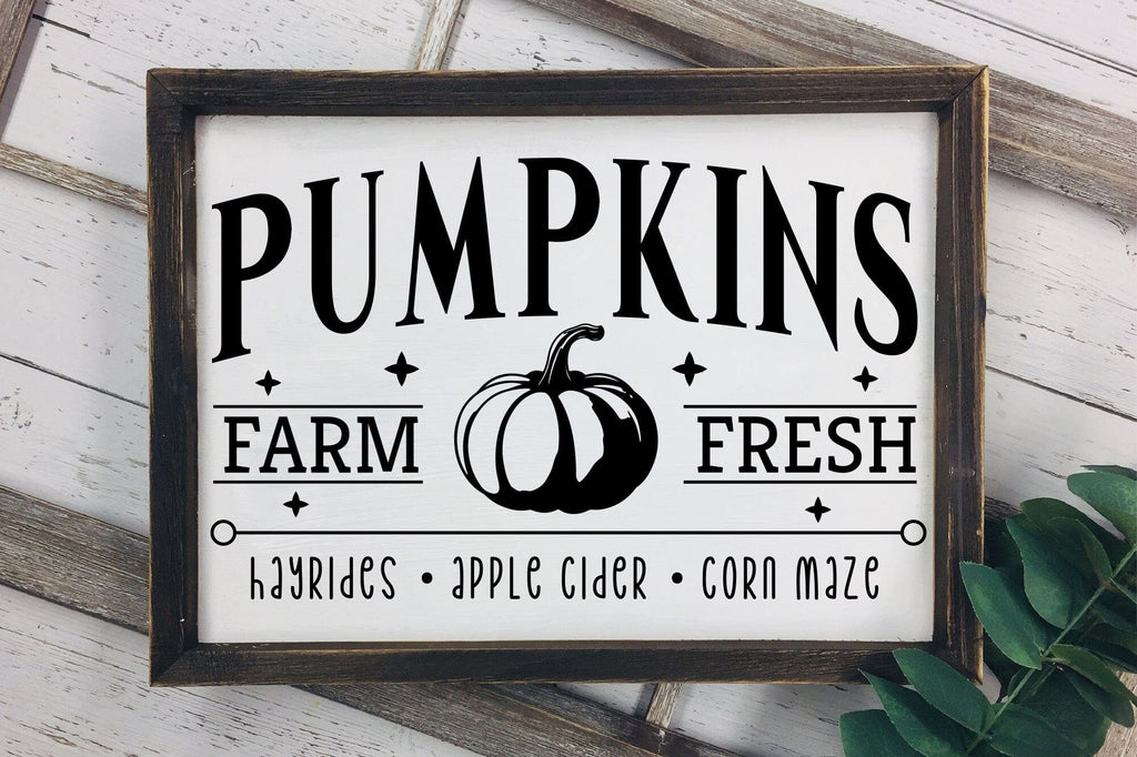 Welcome to Our Pumpkin Patch | Fall Farmhouse Sign SVG - So Fontsy