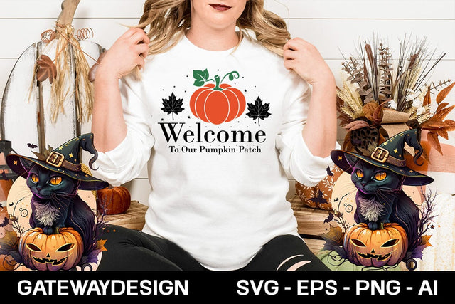 Welcome To Our Pumpkin Patch Svg Design SVG designmaster24 