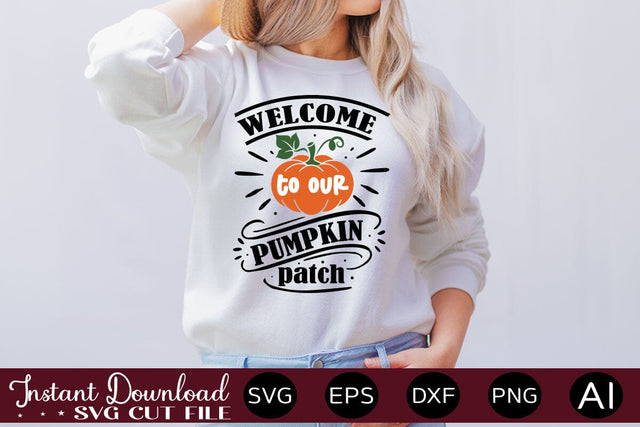 Welcome To Our Pumpkin Patch svg SVG designmaster24 