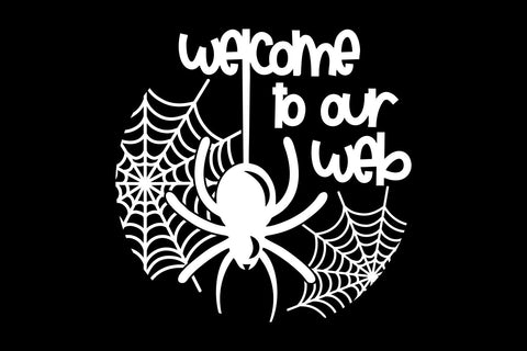 Welcome to Our Web SVG, Round Halloween Sign Svg SVG TonisArtStudio 