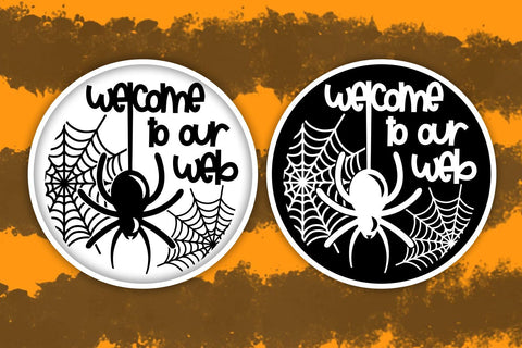 Welcome to Our Web SVG, Round Halloween Sign Svg SVG TonisArtStudio 