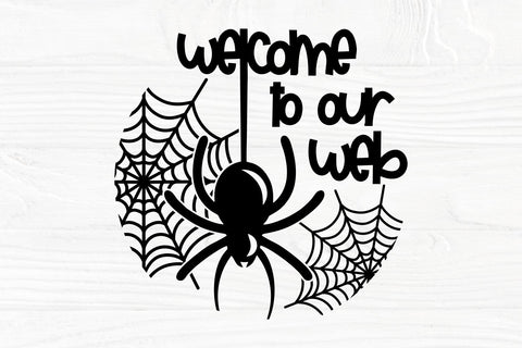 Welcome to Our Web SVG, Round Halloween Sign Svg SVG TonisArtStudio 