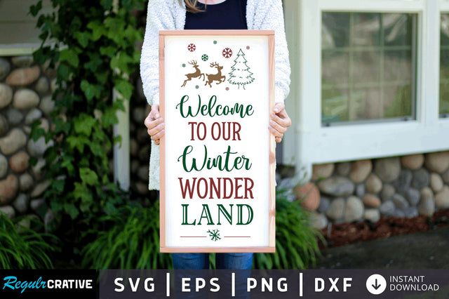 Welcome to our winter wonder SVG Design SVG Regulrcrative 