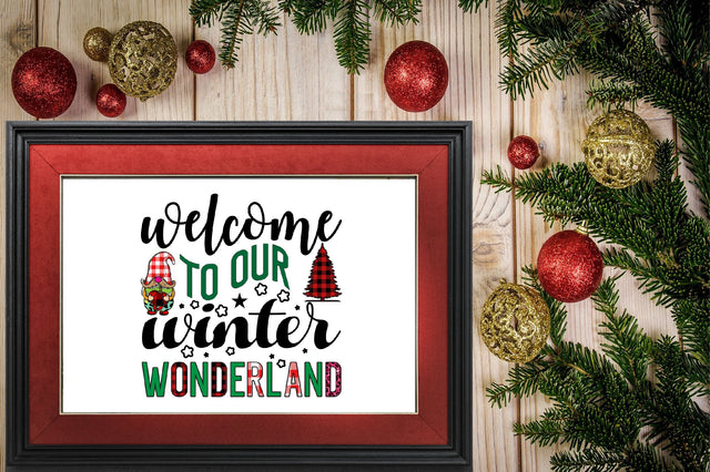 welcome to our winter wonderland Sublimation SVGArt 