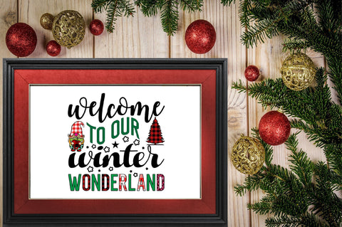 welcome to our winter wonderland Sublimation SVGArt 