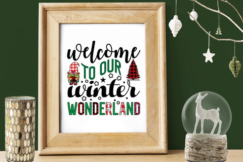 welcome to our winter wonderland Sublimation SVGArt 