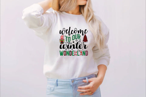 welcome to our winter wonderland Sublimation SVGArt 