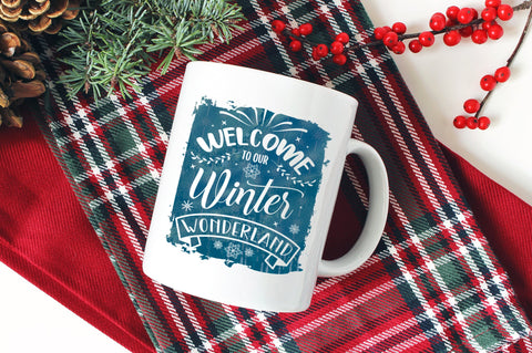 Welcome To Our Winter Wonderland, Winter Sublimation Design PNG SVG futivesvg 