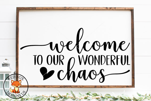 Welcome to our Wonderful Chaos SVG | Welcome | SVG PNG DXG SVG RedFoxDesignsUS 