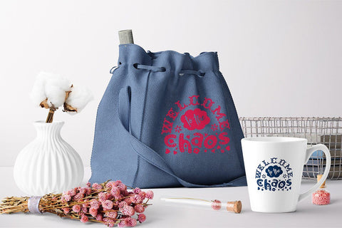 Welcome to the chaos Family SVG Quotes & Sayings cut file SVG Zoya Miller 