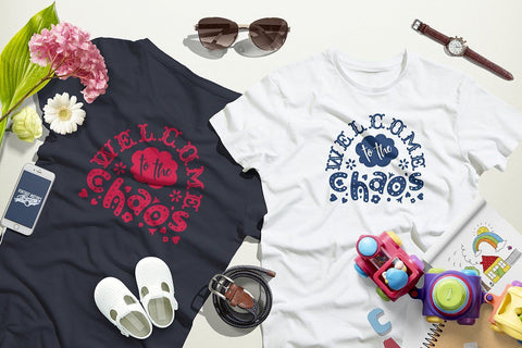 Welcome to the chaos Family SVG Quotes & Sayings cut file SVG Zoya Miller 