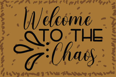 Welcome To The Chaos SVG Cut File SVG DesignPlante 503 