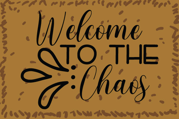 Welcome To The Chaos SVG Cut File SVG DesignPlante 503 