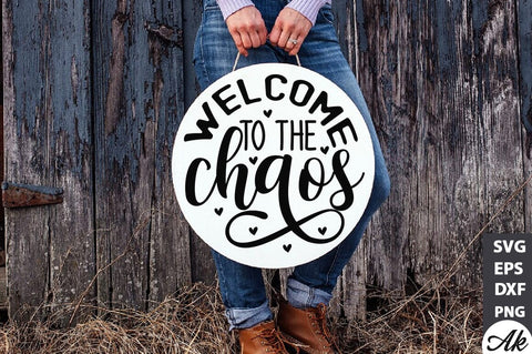 Welcome to the chaos SVG SVG akazaddesign 