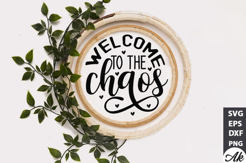 Welcome to the chaos SVG SVG akazaddesign 