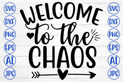 WELCOME TO THE CHAOS SVG SVG Syaman 