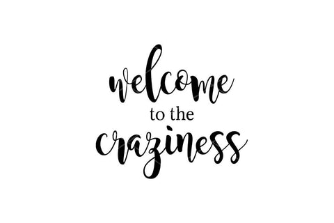 Welcome To The Craziness SVG SVG So Fontsy Design Shop 