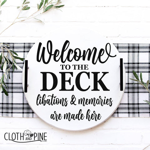 Welcome to the Deck SVG Cloth and Pine Designs 