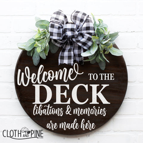 Welcome to the Deck SVG Cloth and Pine Designs 