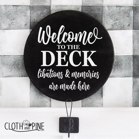 Welcome to the Deck SVG Cloth and Pine Designs 
