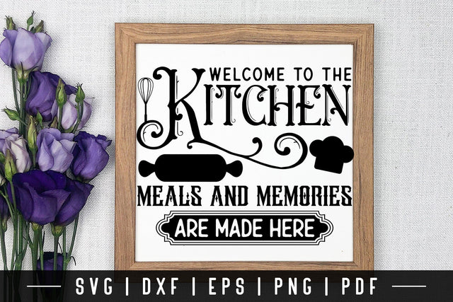 Welcome to the Kitchen | Vintage Kitchen SVG SVG CraftLabSVG 
