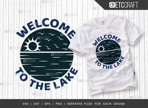 Welcome To The Lake SVG Bundle, Kayak Svg, Kayak Life Svg, Canoe Svg, Kayak Saying Svg, Lake Quotes, ETC T00293 SVG ETC Craft 