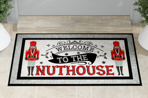 Welcome To The Nuthouse Doormat PNG For Sublimation Sublimation BijouBay 