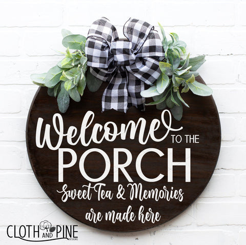 Welcome to the Porch SVG Cloth and Pine Designs 
