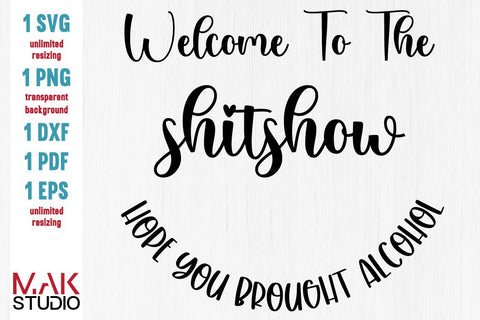 Welcome to the shitshow svg cut file SVG MAKStudion 