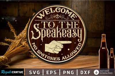 Welcome to the speakeasy no SVG SVG Regulrcrative 