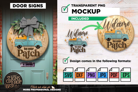 Welcome Truck | FALL SVG Sign SVG The Vintage Signs Shop 