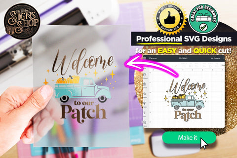 Welcome Truck | FALL SVG Sign SVG The Vintage Signs Shop 