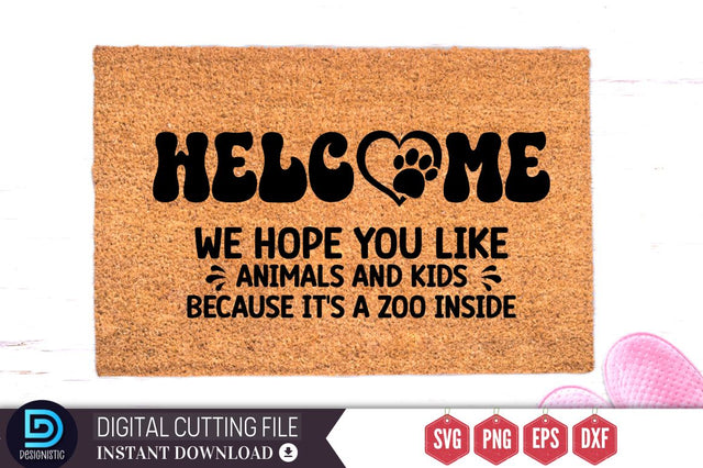 Welcome we hope you like animals and kids because it's a zoo inside SVG SVG DESIGNISTIC 