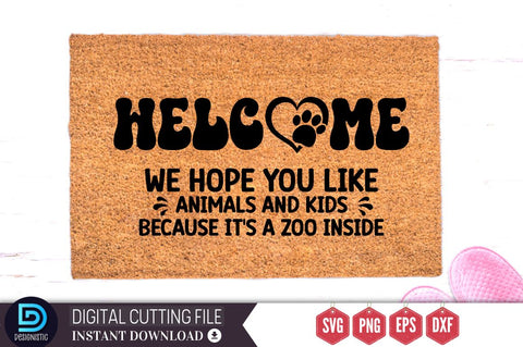Welcome we hope you like animals and kids because it's a zoo inside SVG SVG DESIGNISTIC 