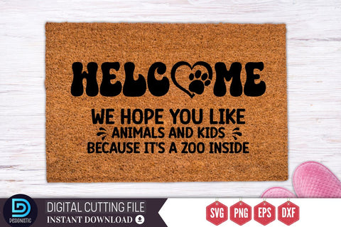 Welcome we hope you like animals and kids because it's a zoo inside SVG SVG DESIGNISTIC 
