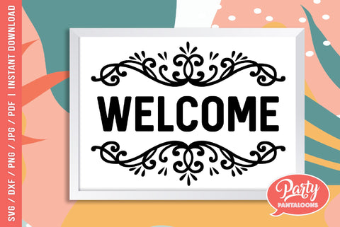 WELCOME | welcome sign SVG SVG Partypantaloons 