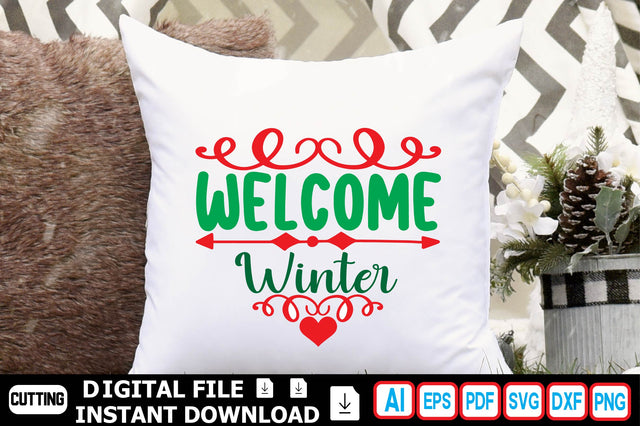 Welcome Winter SVG Craftlabsvg24 