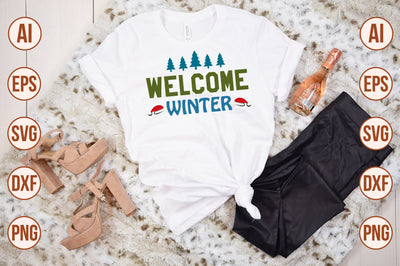 Welcome Winter SVG SVG nirmal108roy 