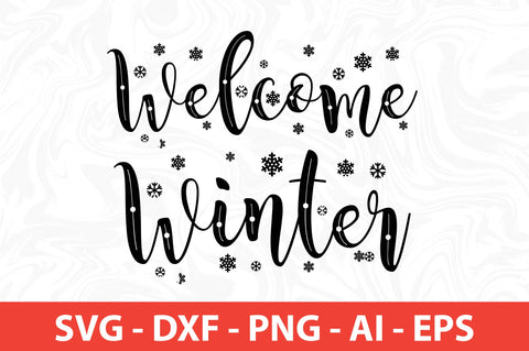 Welcome Winter SVG SVG nirmal108roy 