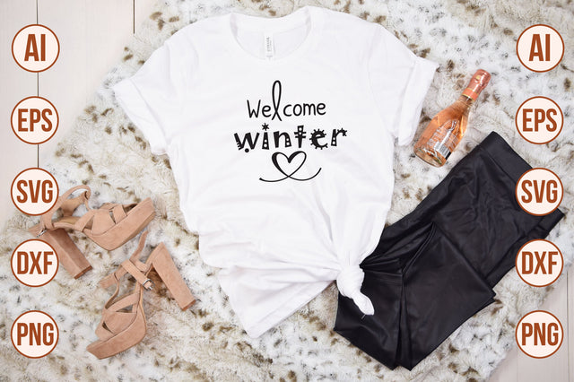 Welcome winter SVG SVG nirmal108roy 