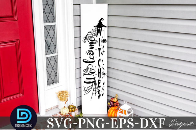 Welcome witches, Halloween Porch Sign Svg Bundle, Welcome Sign Svg SVG DESIGNISTIC 