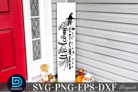 Welcome witches, Halloween Porch Sign Svg Bundle, Welcome Sign Svg SVG DESIGNISTIC 