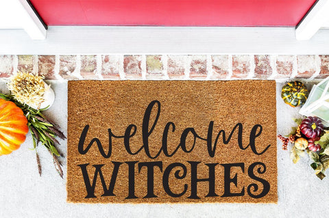 Welcome Witches Halloween SVG SVG Pickled Thistle Creative 