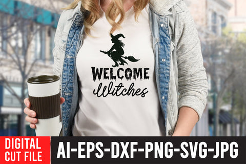 Welcome Witches SVG Cut File SVG BlackCatsMedia 